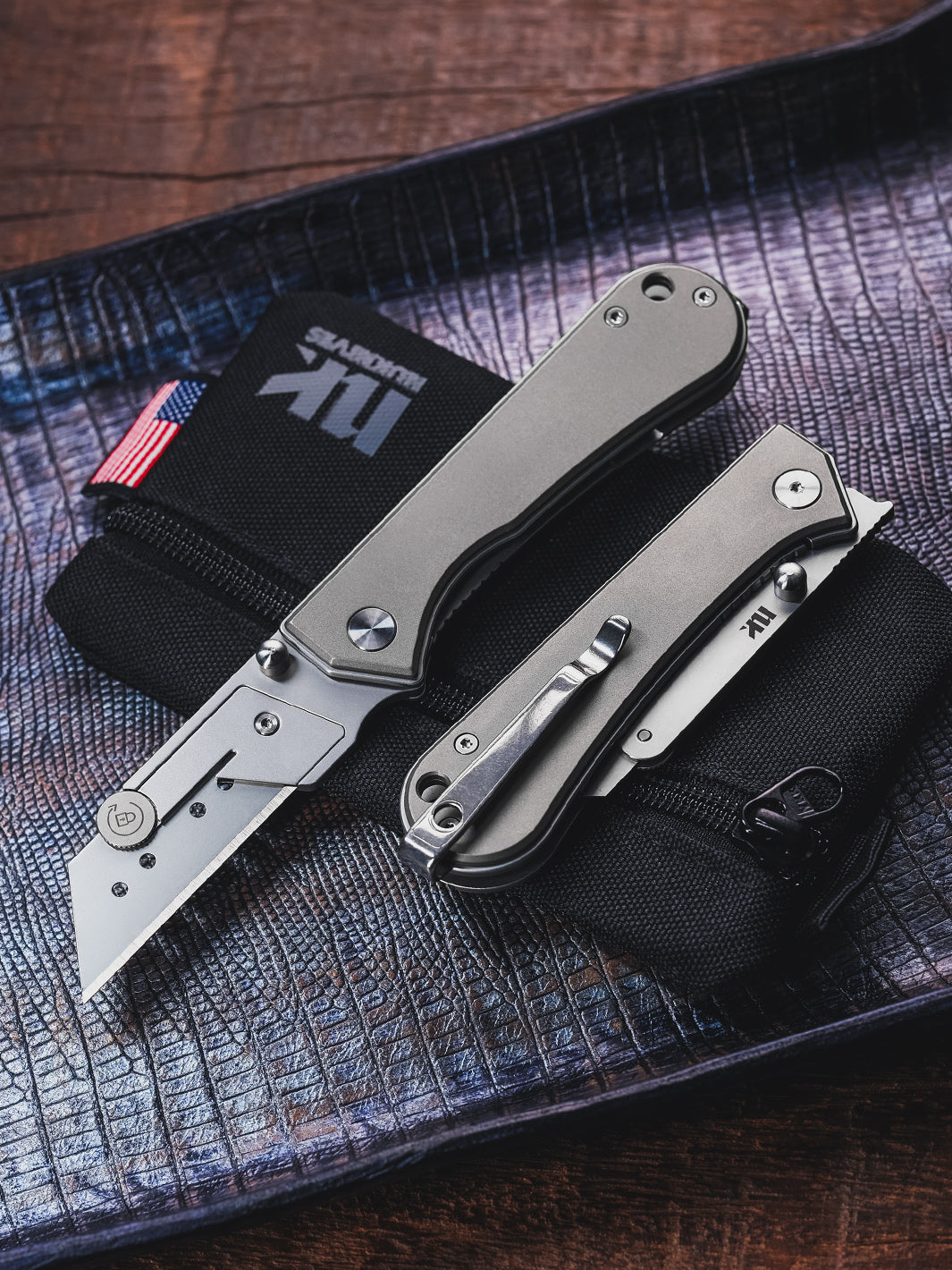 KUMPANTER-SMALL UTILITY KNIFE TITANIUM U23-2008