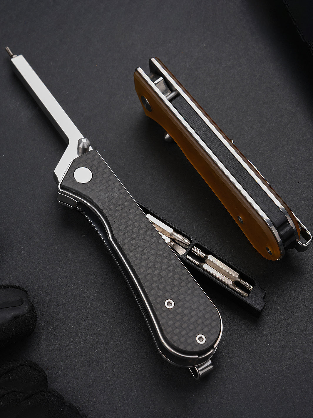 KUMPANTER T33 FOLDING SCREWDRIVER OD GREEN T33-3002