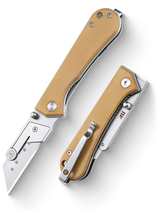 KUMPANTER-SMALL UTILITY KNIFE BRASS U23-2006