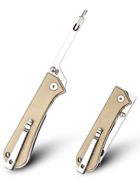 KUMPANTER T33 FOLDING SCREWDRIVER BRASS T33-3006