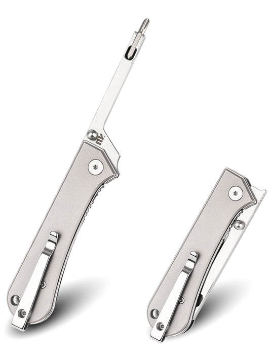 KUMPANTER T33 FOLDING SCREWDRIVER TITANIUM T33-3008