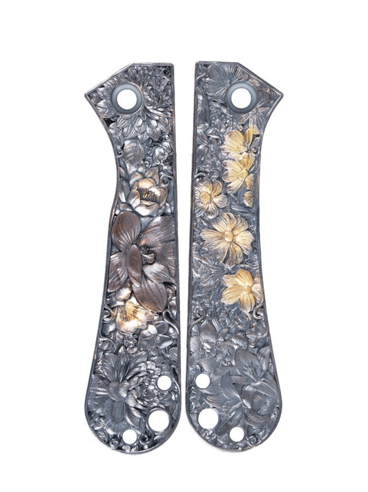 Handmade Sterling Silver Handle Scales – For S13 / U23 / T33