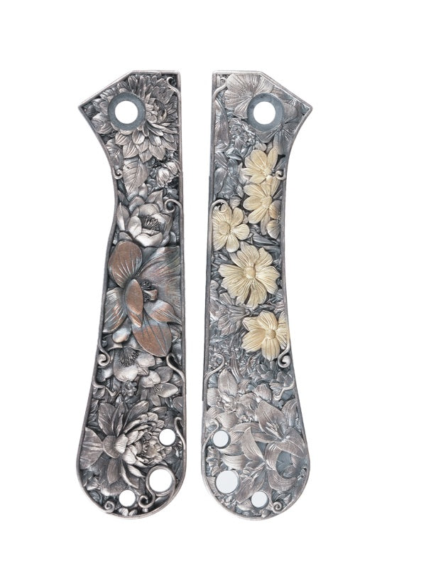 Handmade Sterling Silver Handle Scales – For S13 / U23 / T33