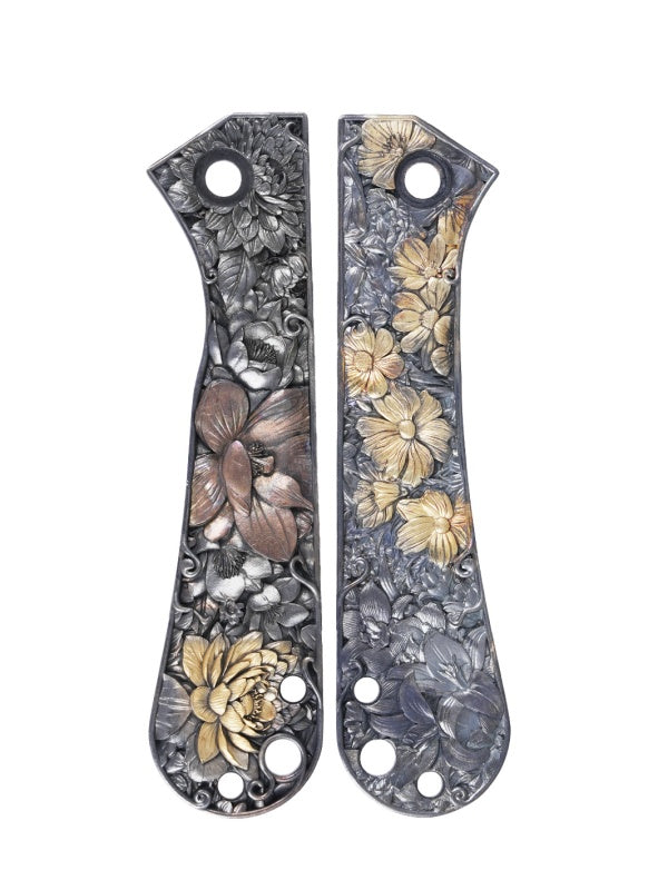 Handmade Sterling Silver Handle Scales – For S13 / U23 / T33