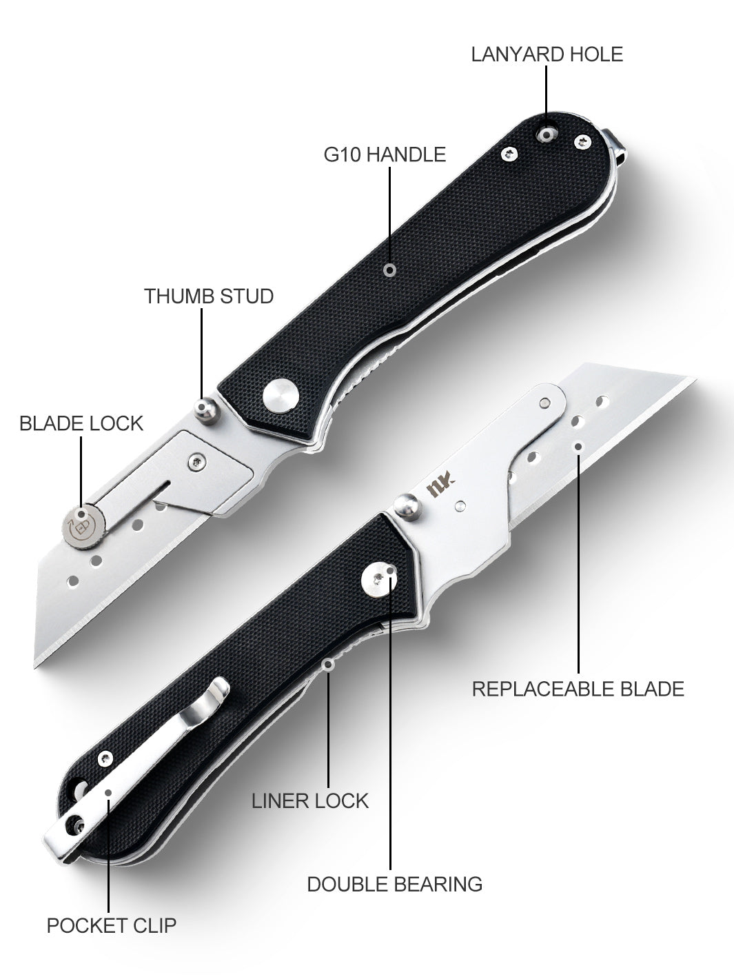 KUMPANTER U23 G10 UTILITY KNIFE