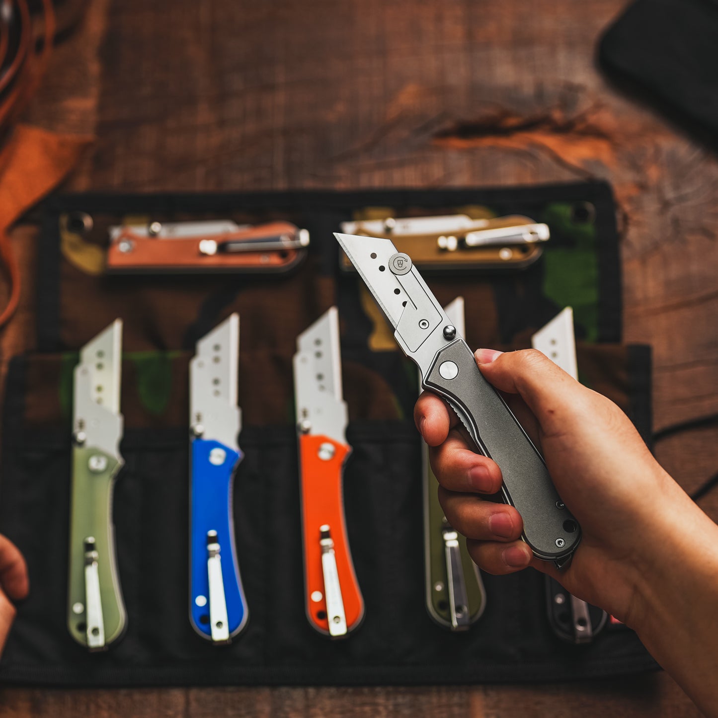 KUMPANTER-SMALL UTILITY KNIFE TITANIUM U23-2008