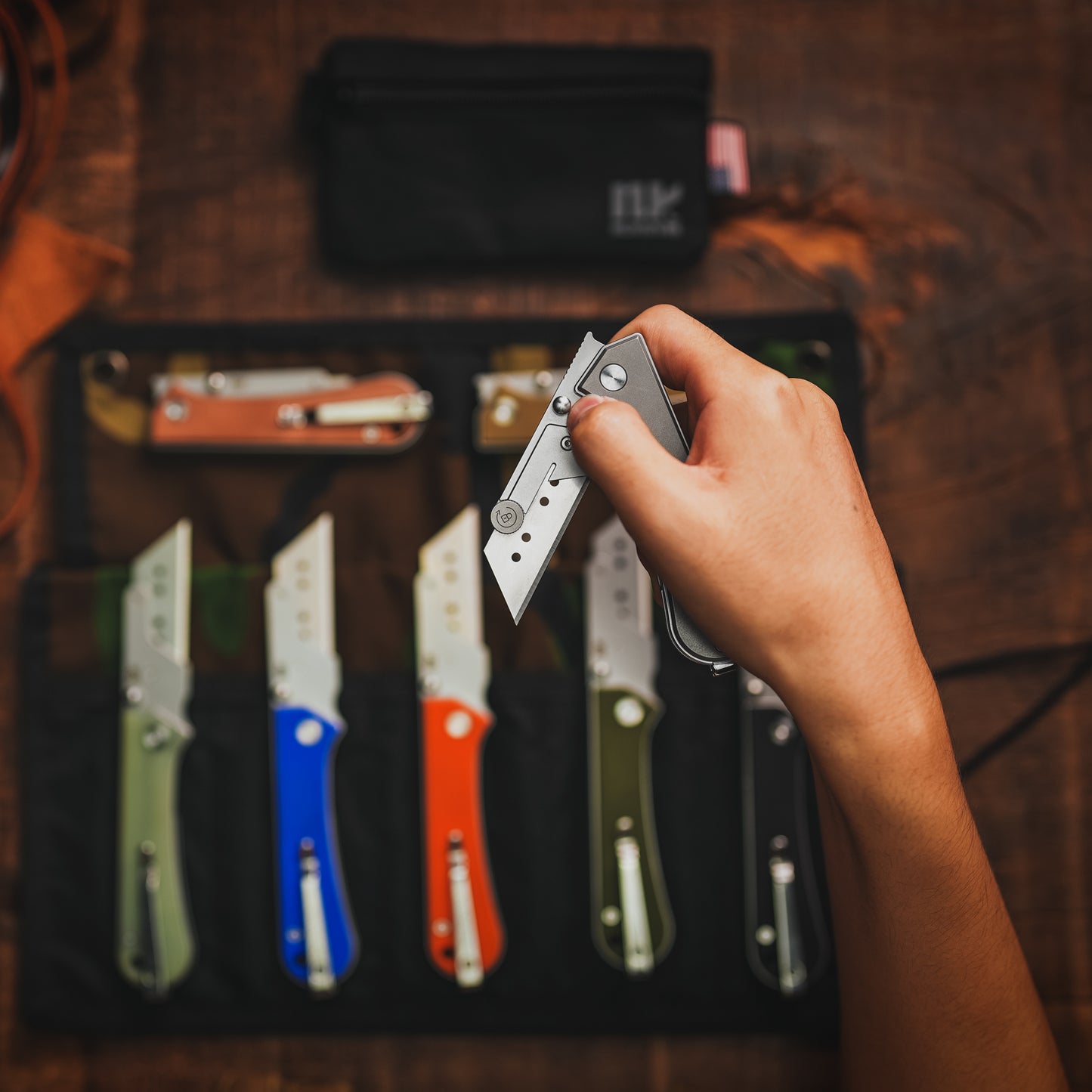 KUMPANTER-SMALL UTILITY KNIFE TITANIUM U23-2008