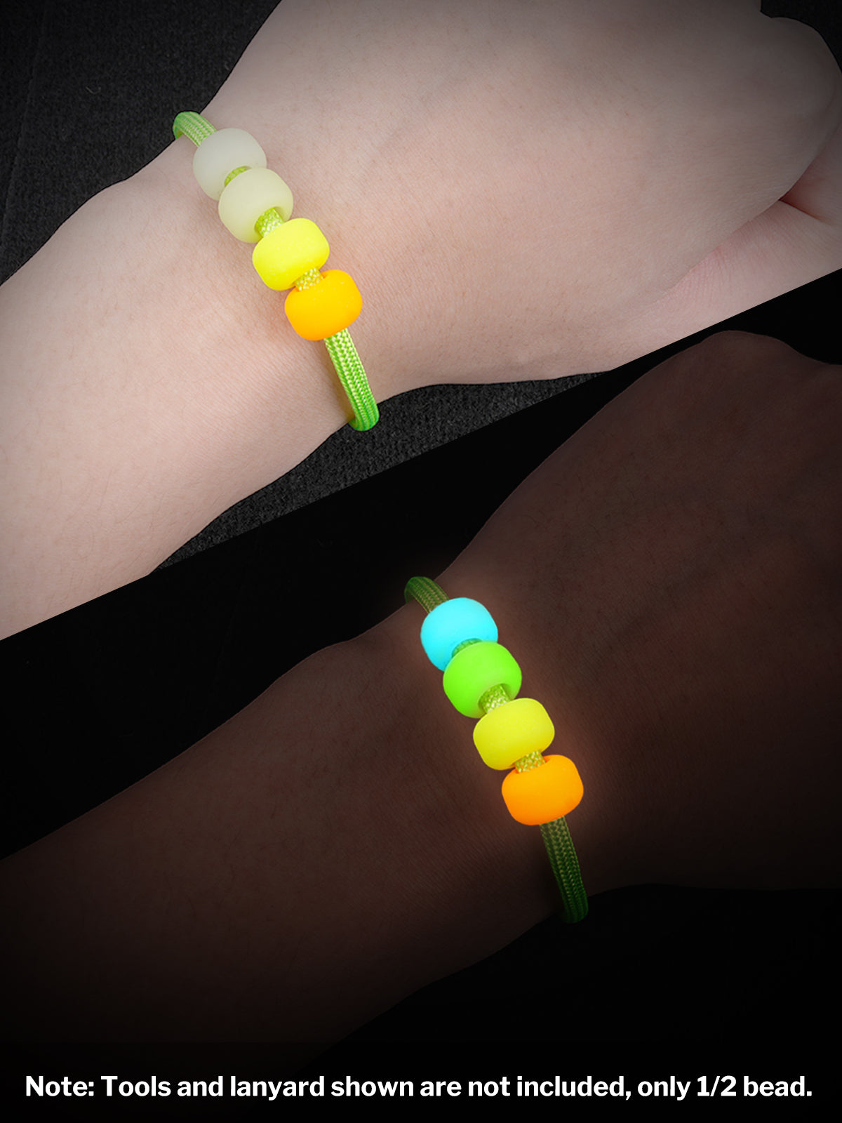 GLOW IN THE DARK KNIFE BEADS