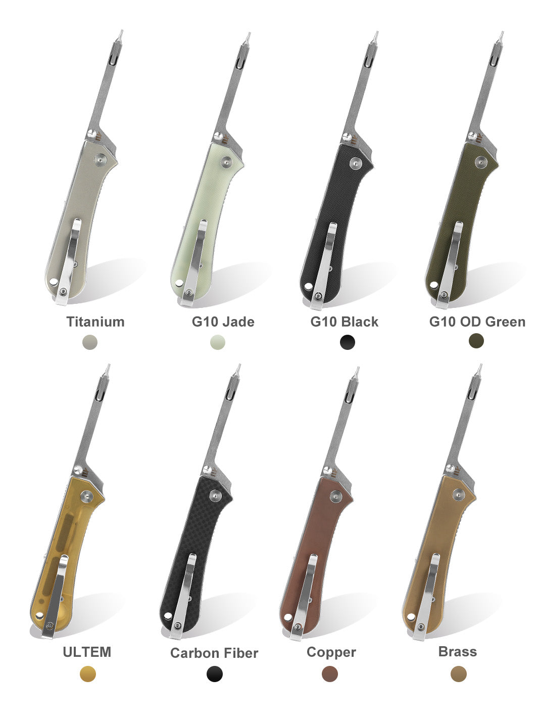 KUMPANTER T33 FOLDING SCREWDRIVER BRASS T33-3006