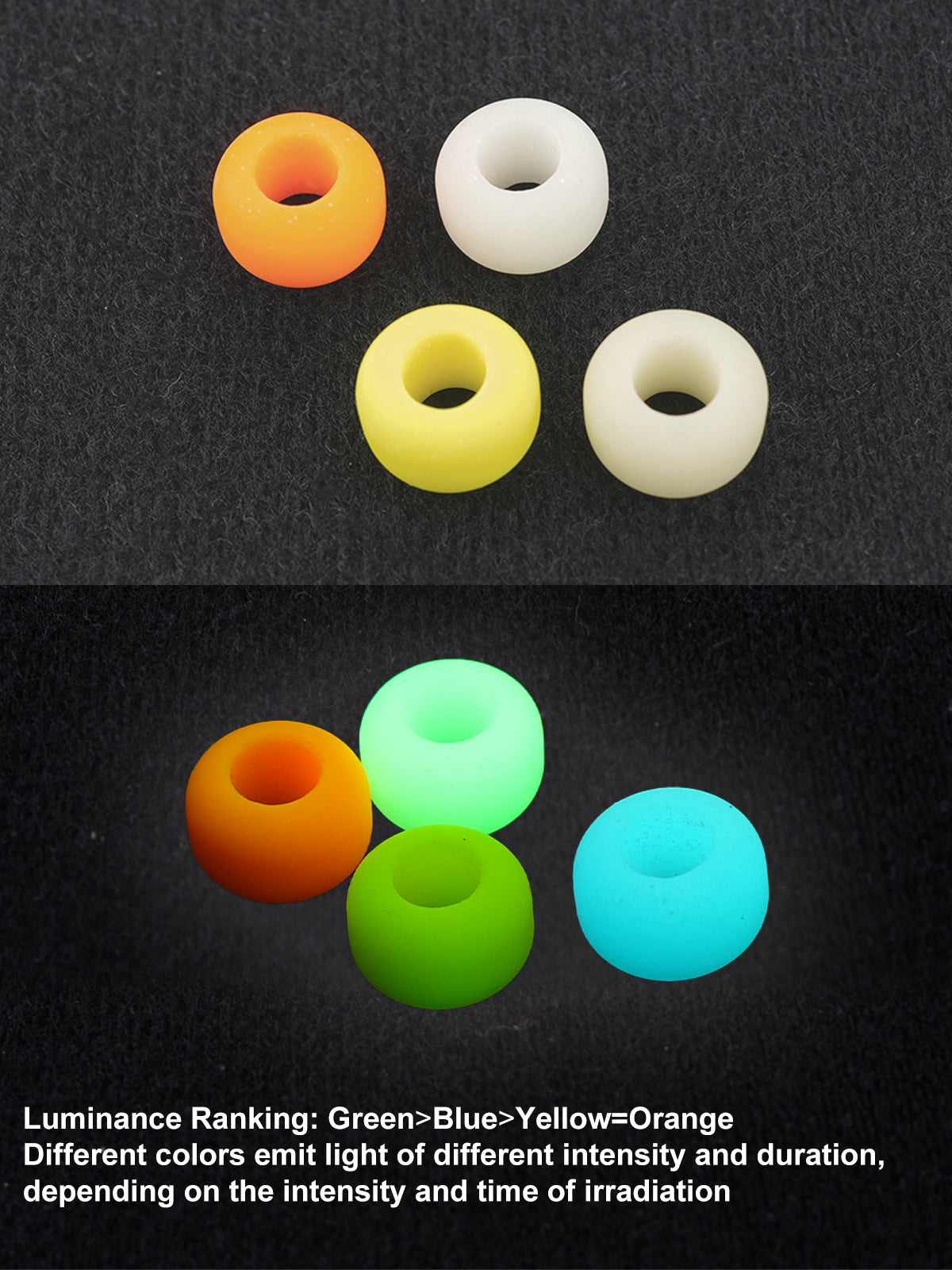 GLOW IN THE DARK KNIFE BEADS