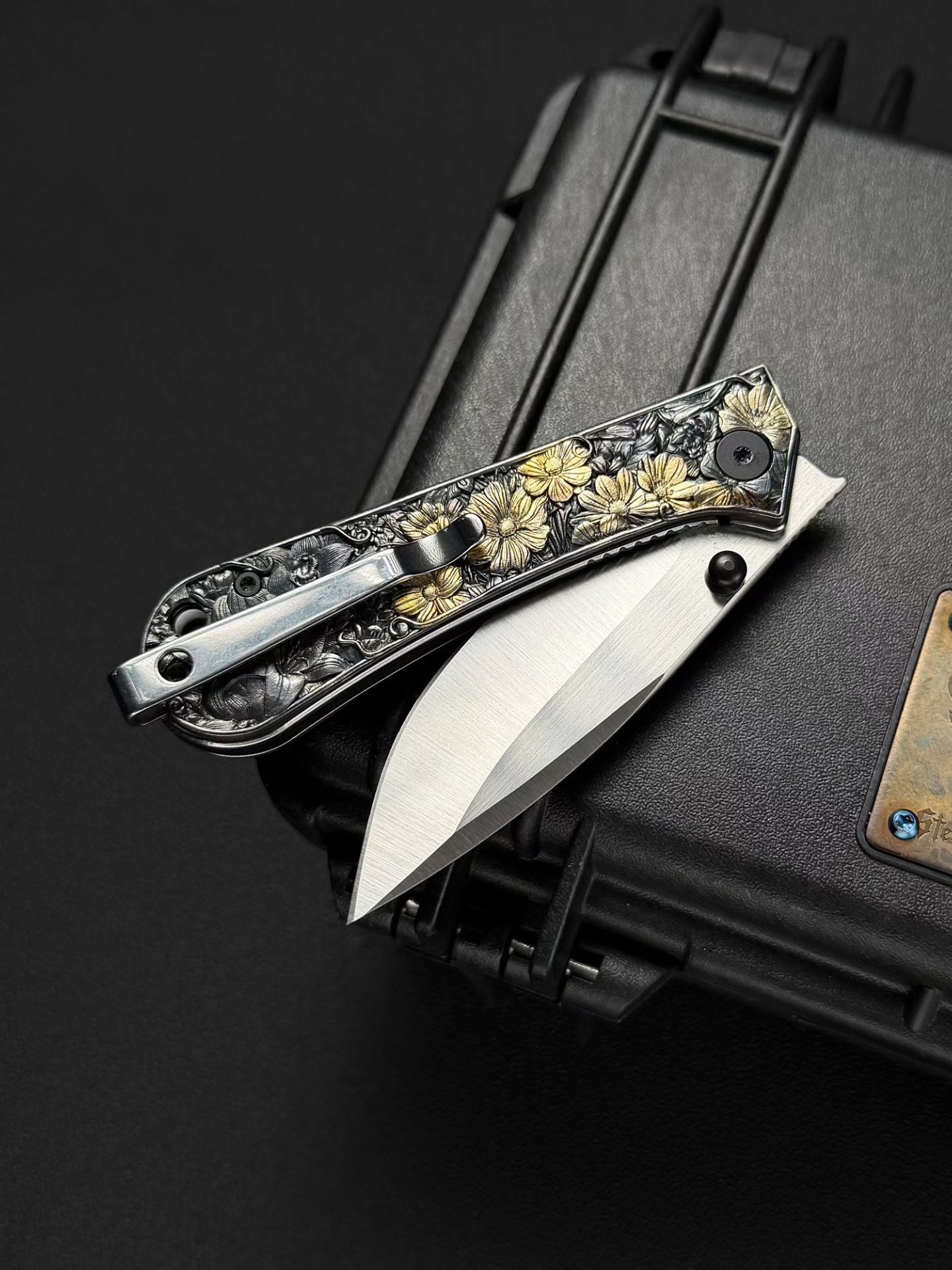 Handmade Sterling Silver Handle Scales – For S13 / U23 / T33