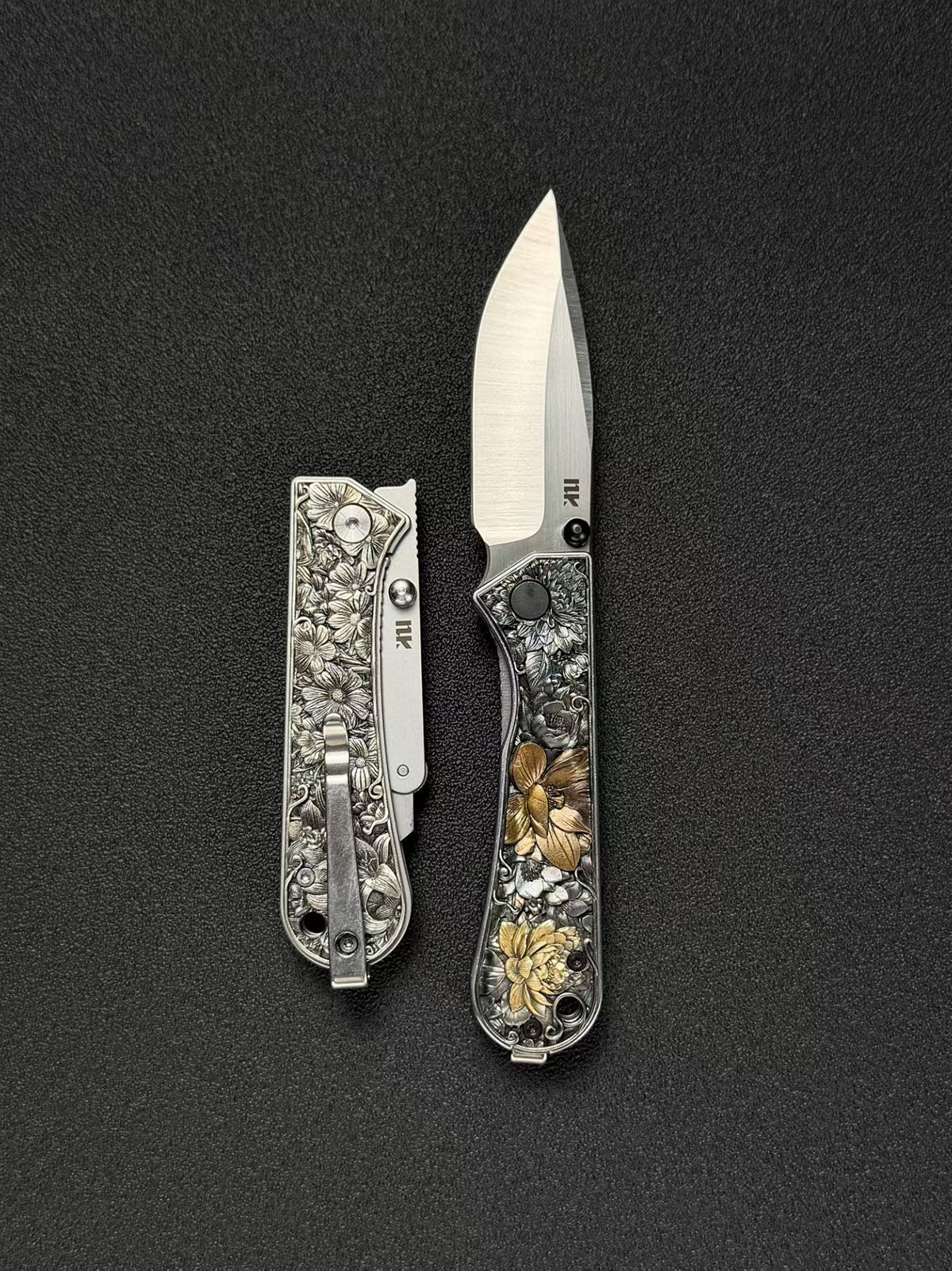 Handmade Sterling Silver Handle Scales – For S13 / U23 / T33