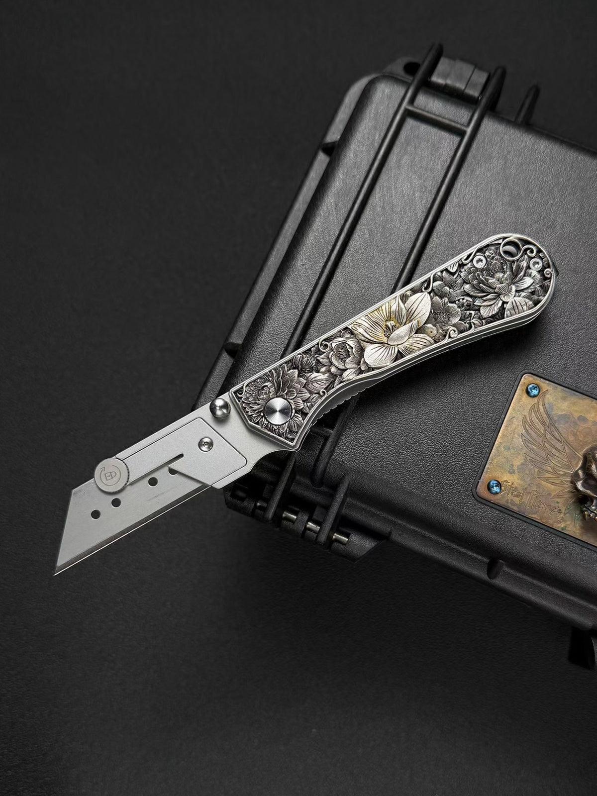 Handmade Sterling Silver Handle Scales – For S13 / U23 / T33